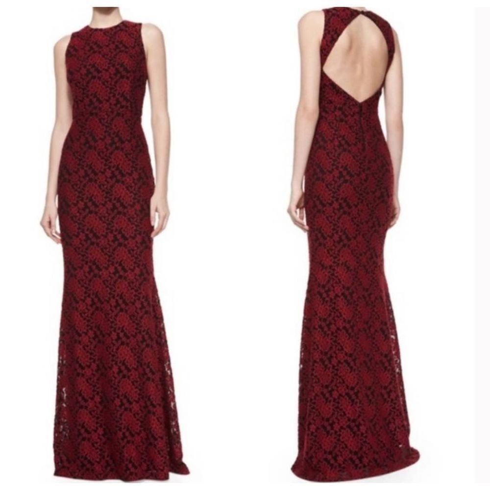 Alice + Olivia Roxie red&black dress sz 0